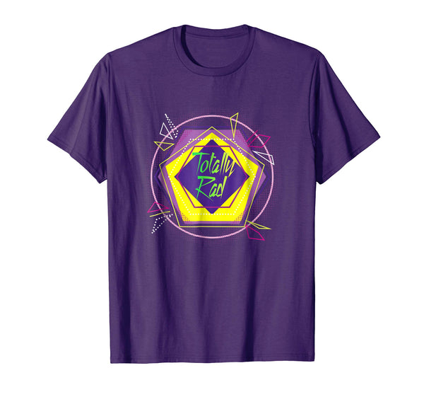 Totally Rad 80s Retro Vintage Neon 1980s Party Outfit Shirt