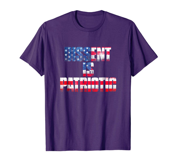 Dissent Is Patriotic US Flag Patriotic Political Gift Shirt