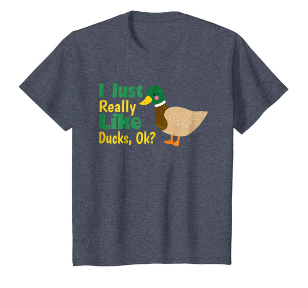 I Just Really Like Ducks Ok Funny Kids Birthday Shirt Gift