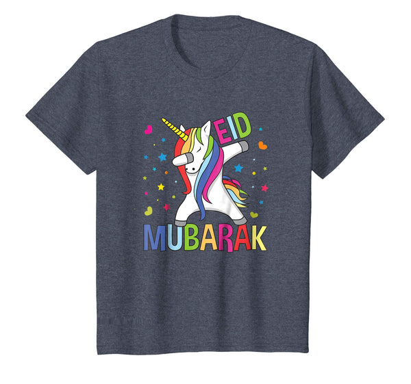 Eid Mubarak Dabbing Unicorn Arabic Muslim Islam Shirt