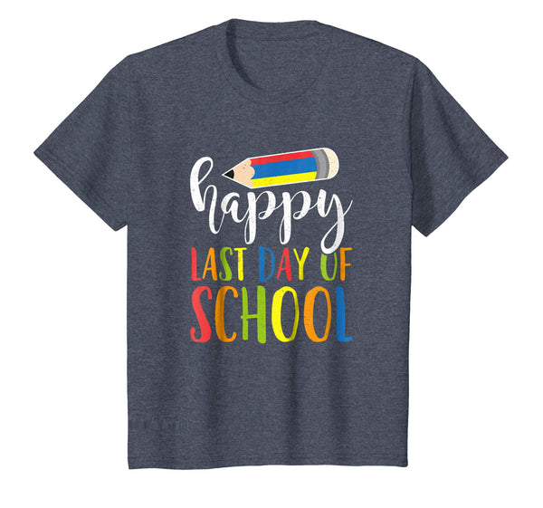 Happy Last Day Of School Shirt Teacher Student Crayon Gift