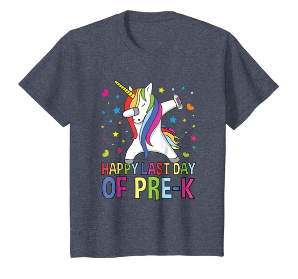 Happy Last Day Of Pre-K Teacher Student Grad Unicorn Shirt