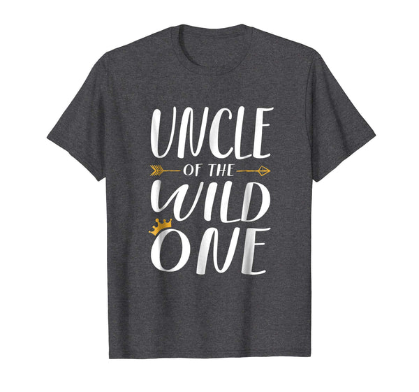Funny Shirt Awesome Uncle Of The Wild One Thing 1st Birthday