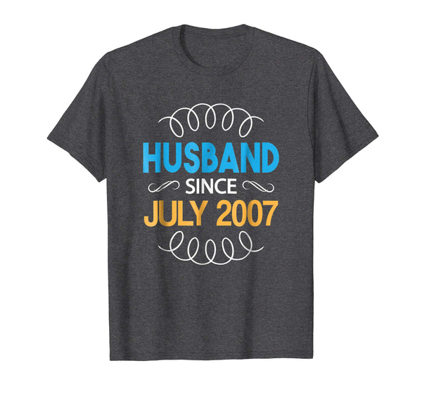 Mens Best Husband Since July 2007, 11 th Wedding Anniversary Gift