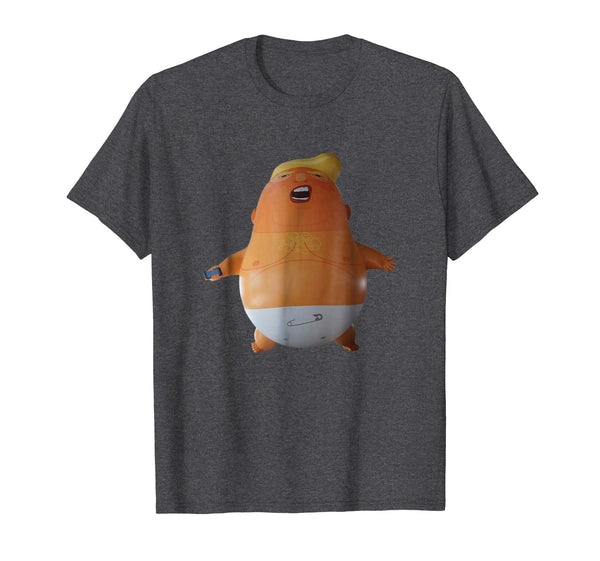 FUNNY ANGRY TRUMP BABY BALLOON TSHIRT FOR YOUTHS AND ADULTS
