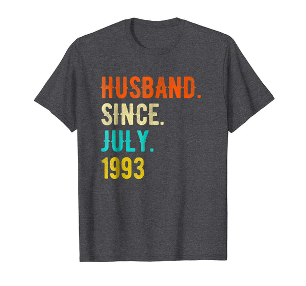 Mens Best Husband Since July 1993 25th Wedding Anniversary Gifts