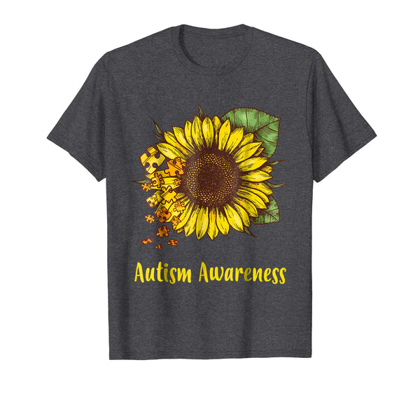 Autism Awareness Sunflower T-Shirt