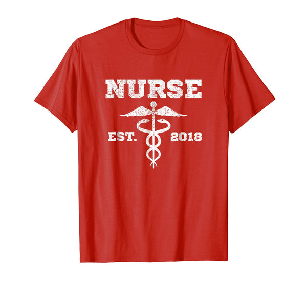 Nurse Nursing Graduation Gift T Shirt Nurse Est. 2018