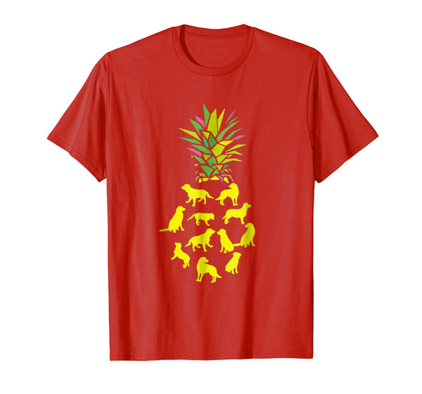 Golden Retriever Pineapple Awesome Tshirt