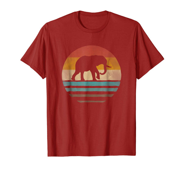 Elephant Shirt Retro Vintage 70s Boho Distressed Women Men