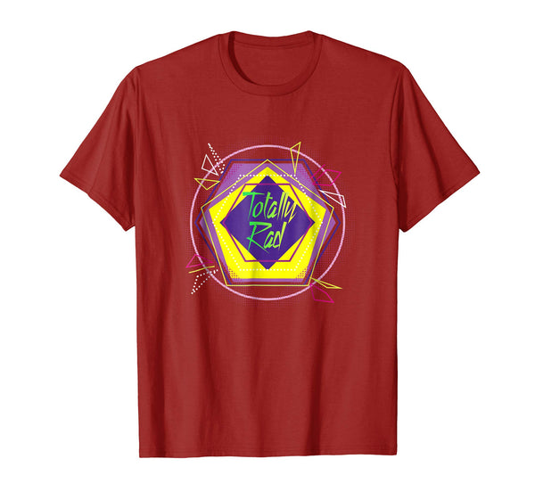Totally Rad 80s Retro Vintage Neon 1980s Party Outfit Shirt