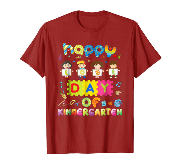 Happy Last Day Of Kindergarten Shirt Teacher Student Gift