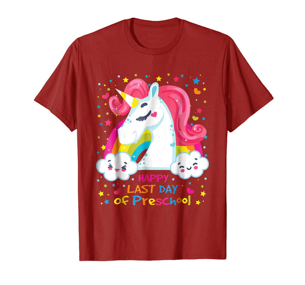 Happy Last Day Of Preschool Teacher Student Grad Gift Shirt