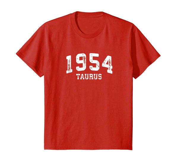 64th Birthday Gift: Vintage 1954 Taurus Zodiac Pride T Shirt