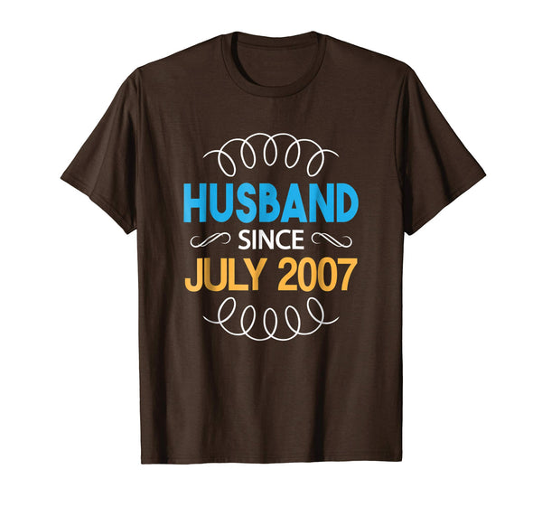 Mens Best Husband Since July 2007, 11 th Wedding Anniversary Gift