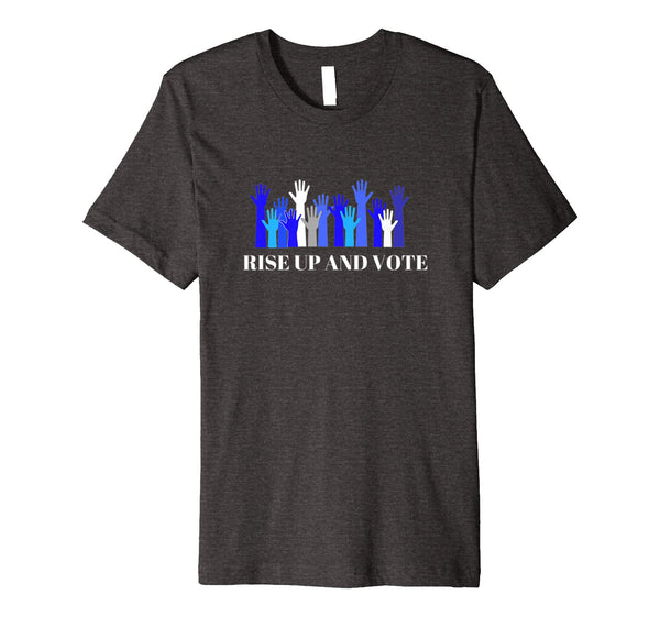 Blue Wave T Shirt Rise Up Vote Democrat Midterms 2018 Gift
