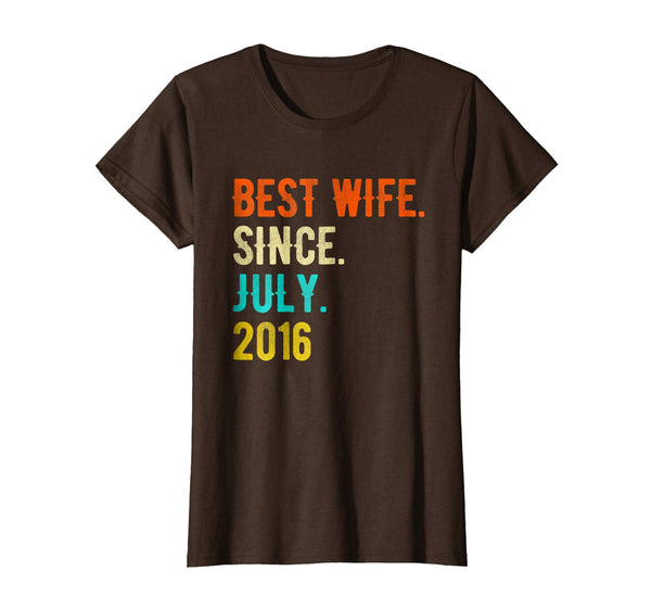 Womens Best Wife Since July 2016 2nd Wedding Anniversary Gifts