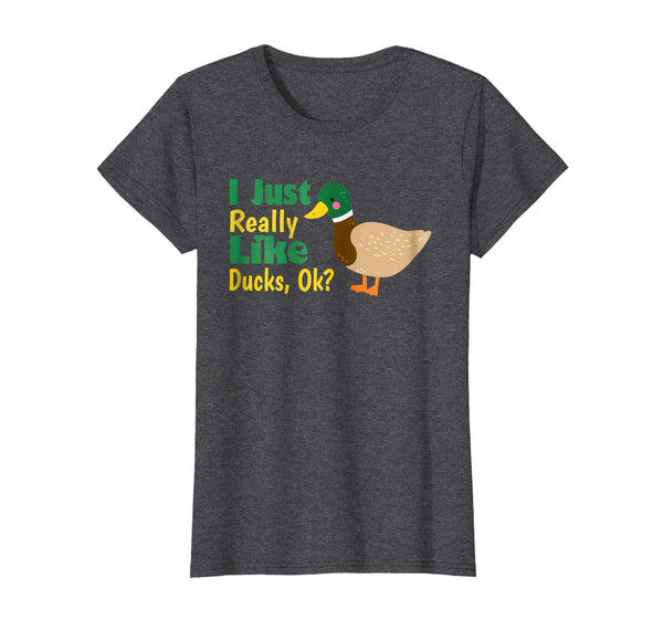 I Just Really Like Ducks Ok Funny Kids Birthday Shirt Gift