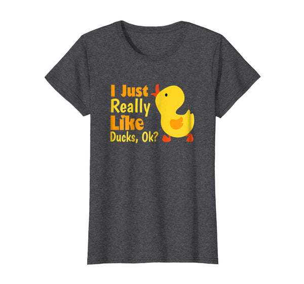I Just Really Like Ducks Ok Funny Kids Birthday Shirt Gift