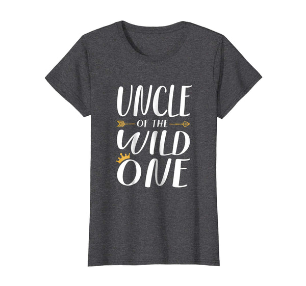 Funny Shirt Awesome Uncle Of The Wild One Thing 1st Birthday
