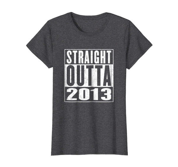 Straight Outta 2013 Shirt Vintage 5th Birthday Gift Kids