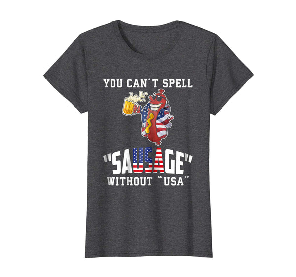 You Can't Spell Sausage Without USA T-Shirt Funny Gift