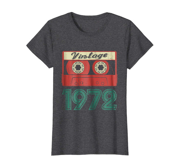 46th Birthday Gift Vintage 1972 Year Old Mixtape T-Shirt