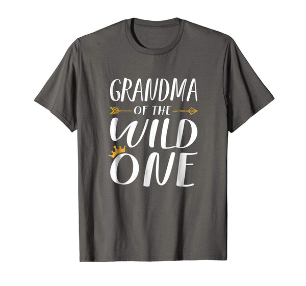 Funny Shirt Cute Grandma Of The Wild One Thing 1st Birthday