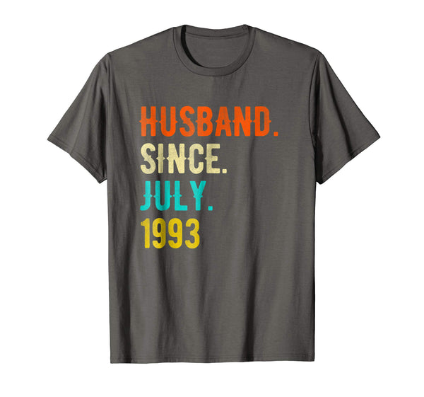 Mens Best Husband Since July 1993 25th Wedding Anniversary Gifts