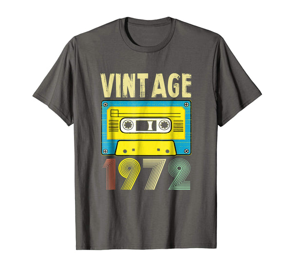 46th Birthday Gift Vintage 1972 Year Old Mixtape Tees