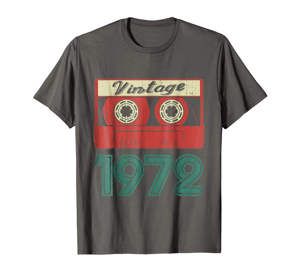 46th Birthday Gift Vintage 1972 Year Old Mixtape T-Shirt