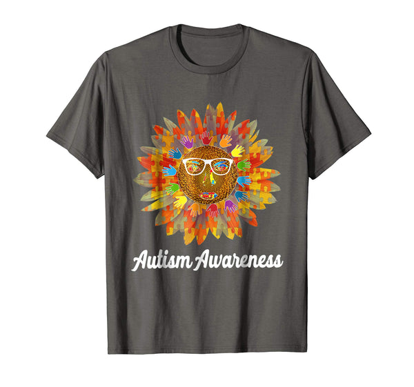 Autism Awareness Sunflower Gift For Autism Supports T-shirt