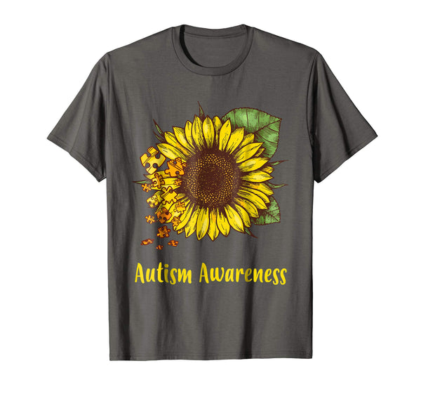Autism Awareness Sunflower T-Shirt