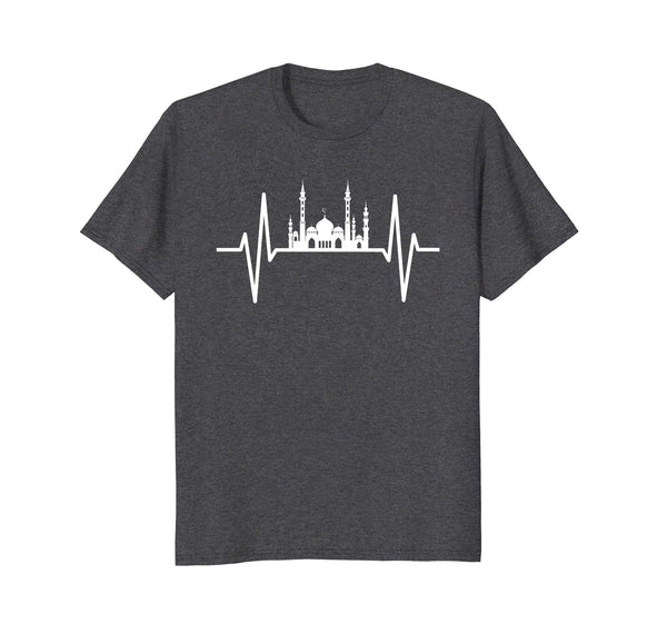 Muslim Islam Heartbeat Islamic Mosque Ramadan Kareem Shirt