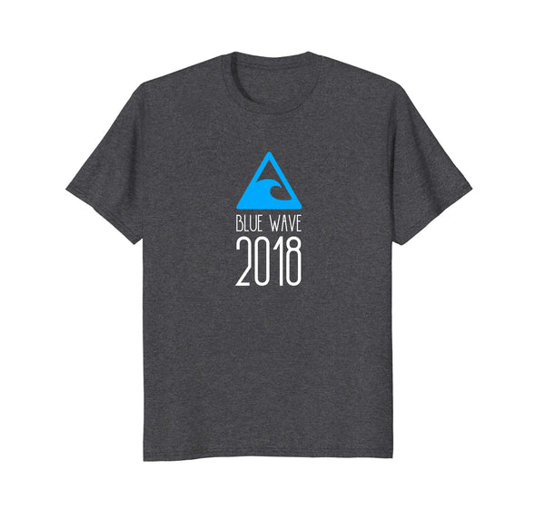 Blue Wave 2018 Shirt Tshirt with Blue Tsunami Warning