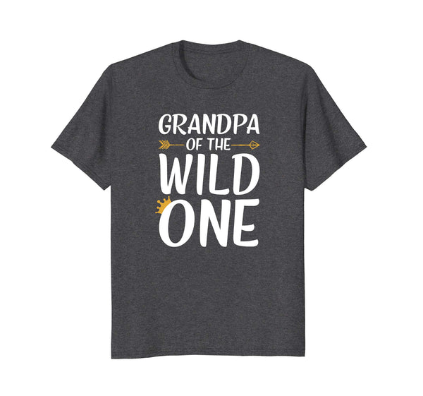 Grandpa Of The Wild One Thing Shirt Mens 1st Birthday Gift