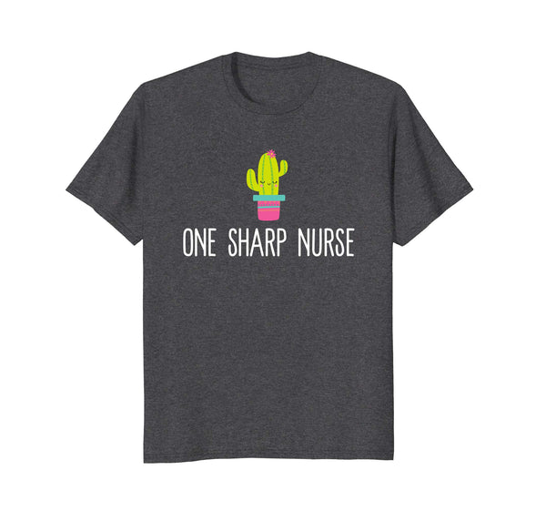 One Sharp Nurse Women's Shirt Cute Funny Cactus Cacti Gift