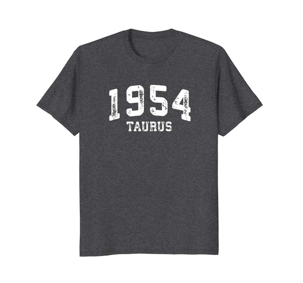 64th Birthday Gift: Vintage 1954 Taurus Zodiac Pride T Shirt