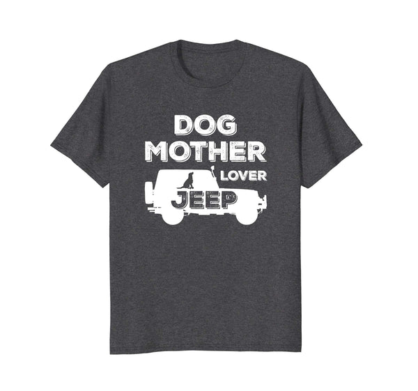 Dog Mother Jeeps Lover Retro Vintage Distressed Shirt