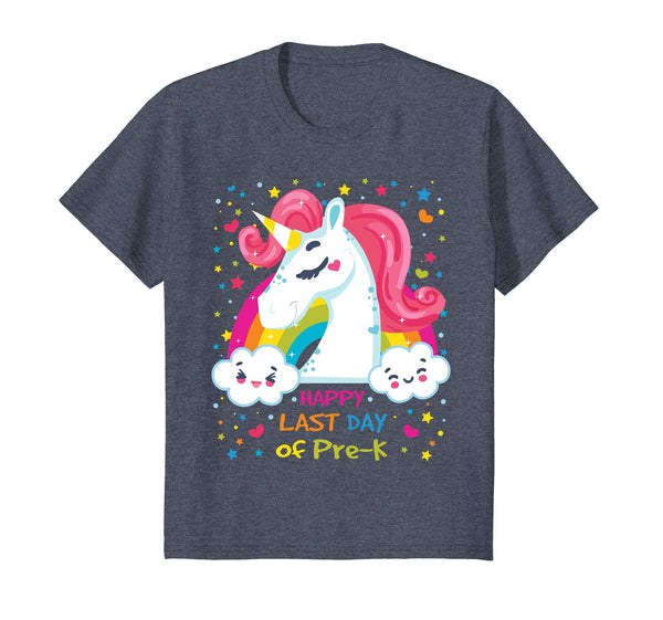Happy Last Day Of Pre-K Teacher Student Unicorn Gift Shirt