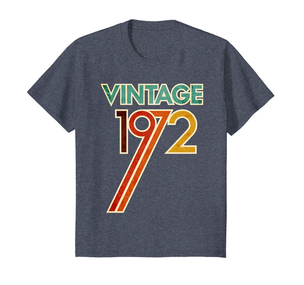 Vintage 70s Design 1972 Birthday T Shirt 46th 46 Years Old