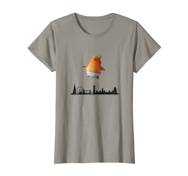 Welcome To London Funny Baby Trump Crying Ballon T Shirt