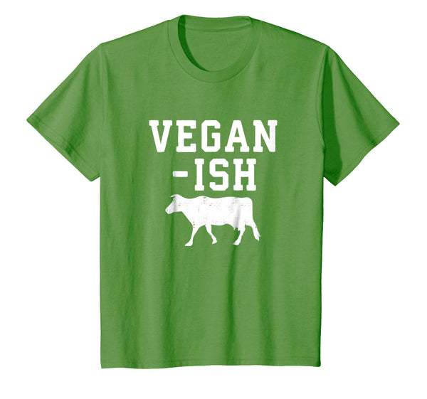 Vegan -Ish Funny Cow Lover Vintage Farm Animal Shirt