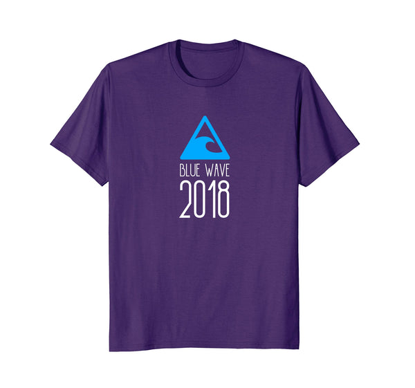 Blue Wave 2018 Shirt Tshirt with Blue Tsunami Warning