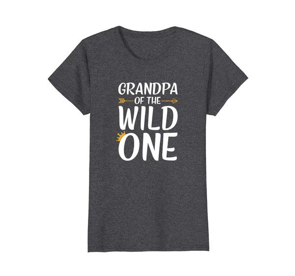 Grandpa Of The Wild One Thing Shirt Mens 1st Birthday Gift