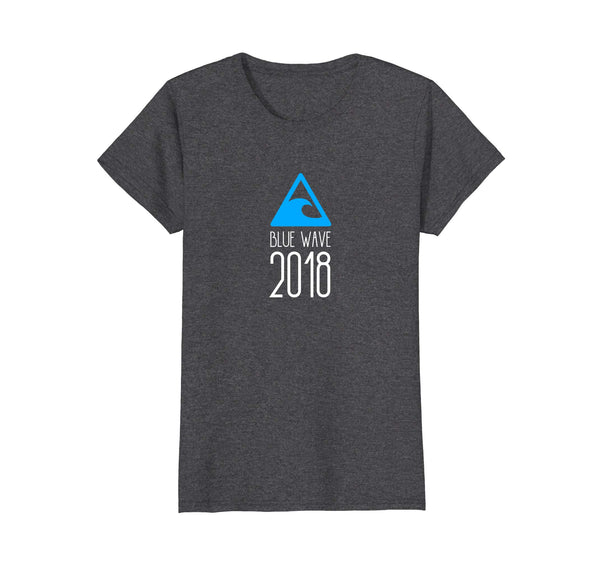 Blue Wave 2018 Shirt Tshirt with Blue Tsunami Warning
