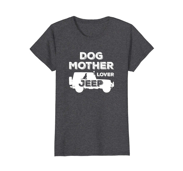 Dog Mother Jeeps Lover Retro Vintage Distressed Shirt