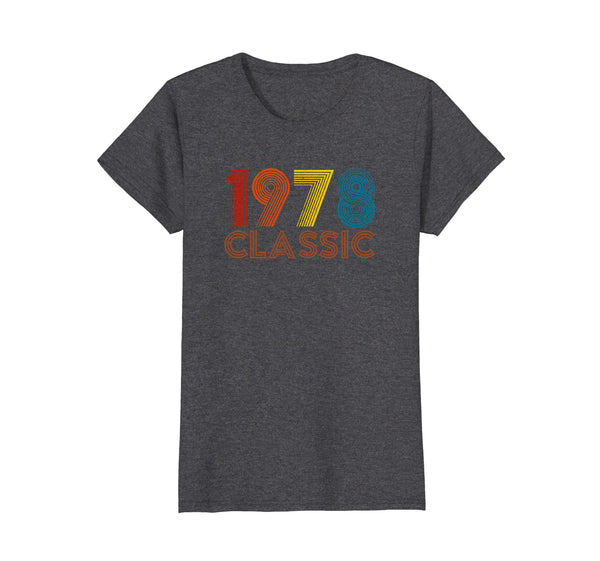 40th Birthday Gift Vintage 1978 T-Shirt For Men and Women