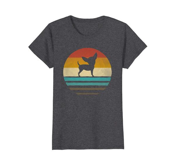 Chihuahua Dog Shirt Retro Vintage 70s Silhouette Breed Gift
