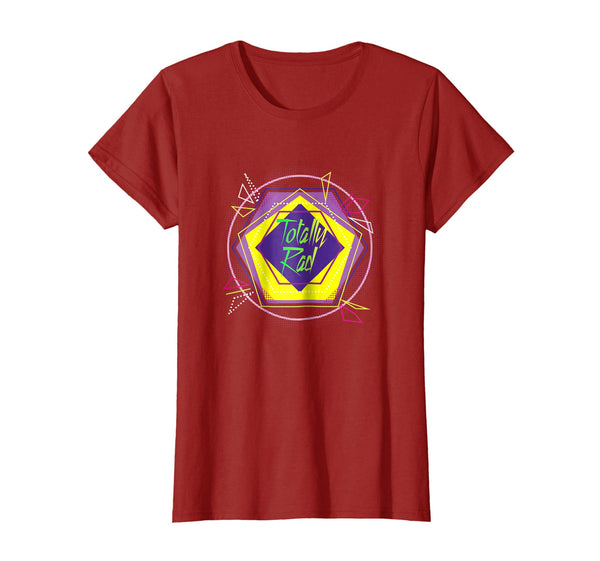 Totally Rad 80s Retro Vintage Neon 1980s Party Outfit Shirt